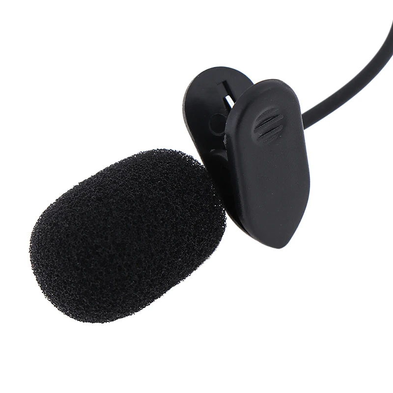 

Portable External Hands-Free Mini Wired Collar Clip Lapel Lavalier Microphone For PC Laptop Lound Speaker 3.5mm