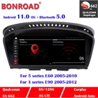 Автомобильный мультимедийный плеер Bonroad, Android 11, радио, GPS для BMW серий 53, E60, E61, E63, E64, E90, E91, аудио-навигация, Авторадио Atereo