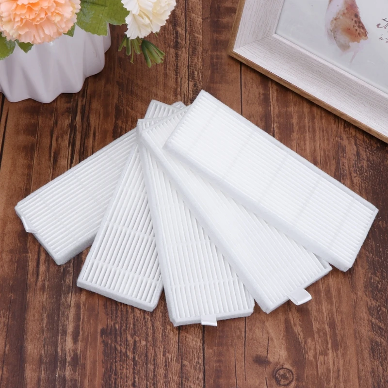 

M2EE 5Pcs HEPA Filters Element+Filter Cotton Replacements For Ecovas DN621 DN620 New