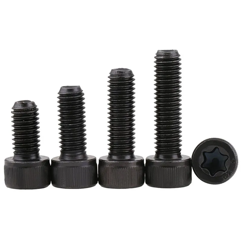 

M3 M5 M6 M8 M10 12.9 Grade Black Six Lobe Hex Socket Cap Screws High-strength Cup Head Screws Cylinder Head Bolts
