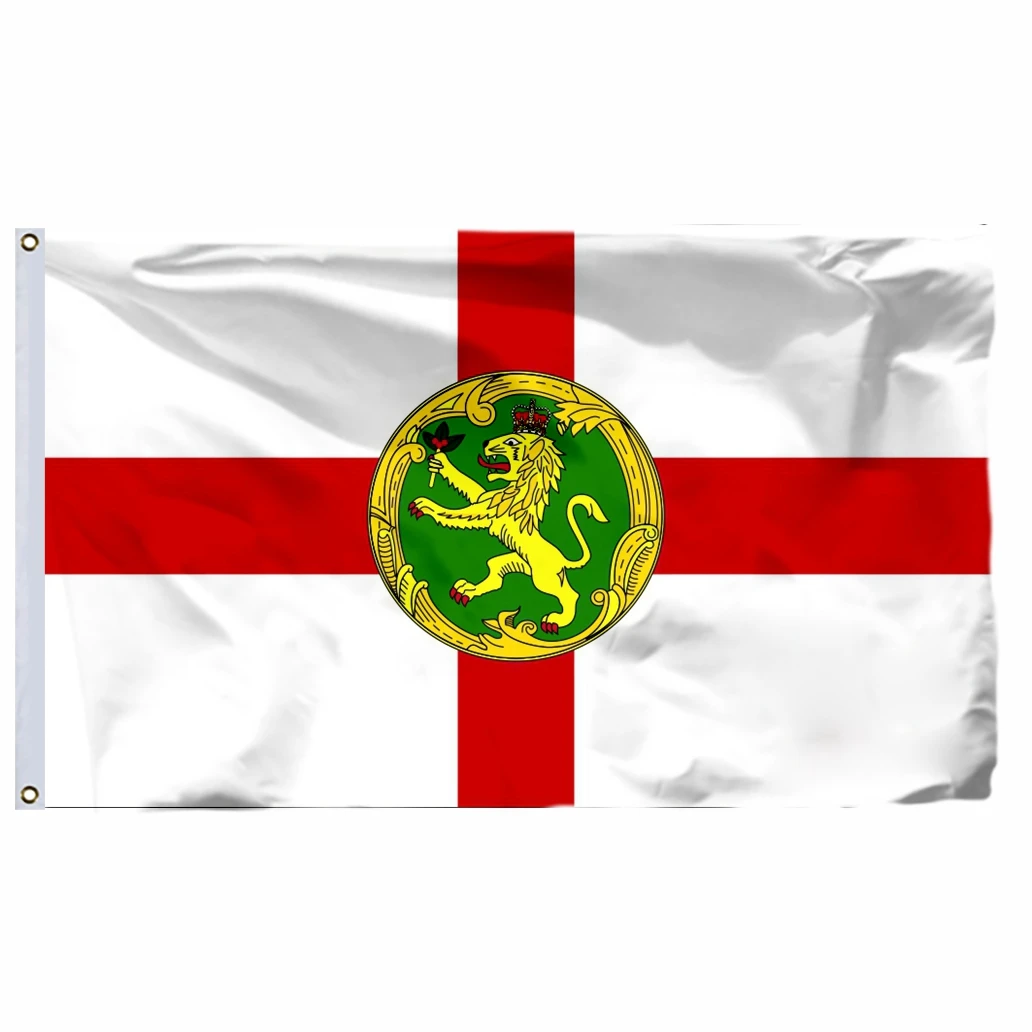 

British Alderney Flag 90X150CM 4X6FT 3X5FT Double Stitched High Quality Banner Free Shipping