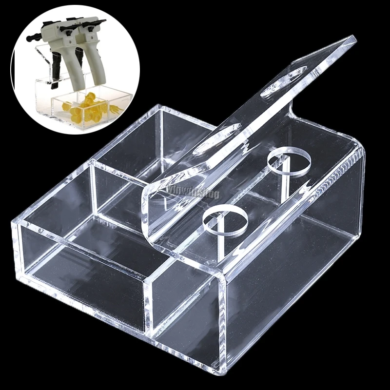 

1Pcs Dental Impression Cartridge Delivery Dispenser Gun Mixing Tips Organizer For Dental Lab
