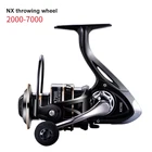 Рыболовная катушка NX 2000 3000 4000 5000 6000 7000, суперпрочная Рыболовная катушка для ловли карпа, спиннинговая катушка, рыболовное колесо для спиннинга