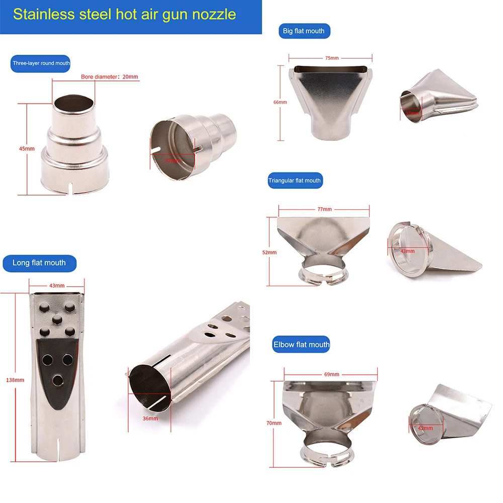 Электрический пистолет горячим воздухом 2000 Вт с регулировкой температуры от 150