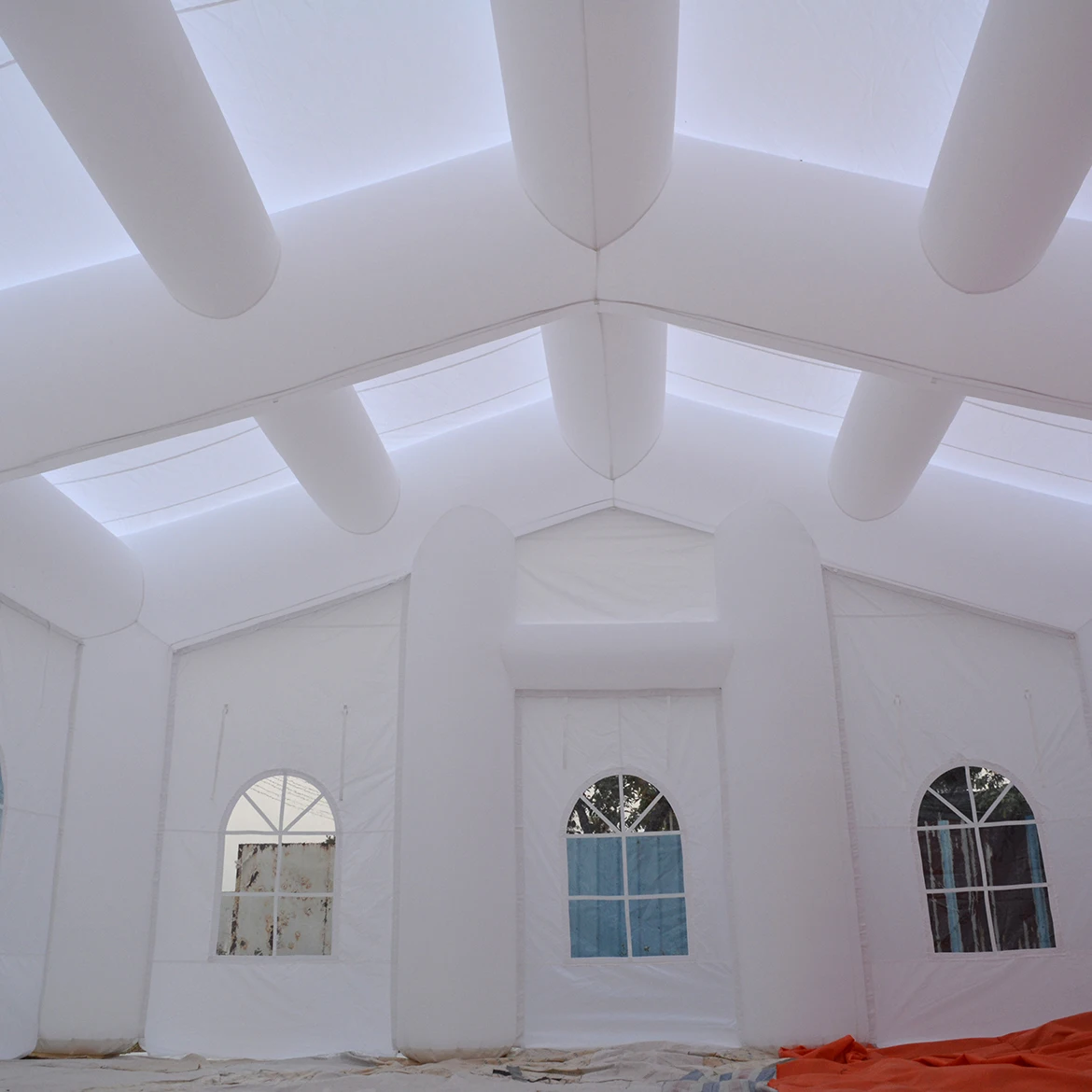 Бесплатная доставка верхняя одежда белая надувные свадебные вечерние палатка