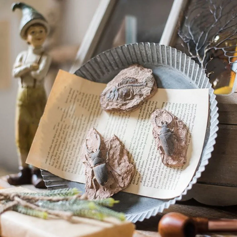 Винтажный серый металлический поднос для хранения винтажный круглый с