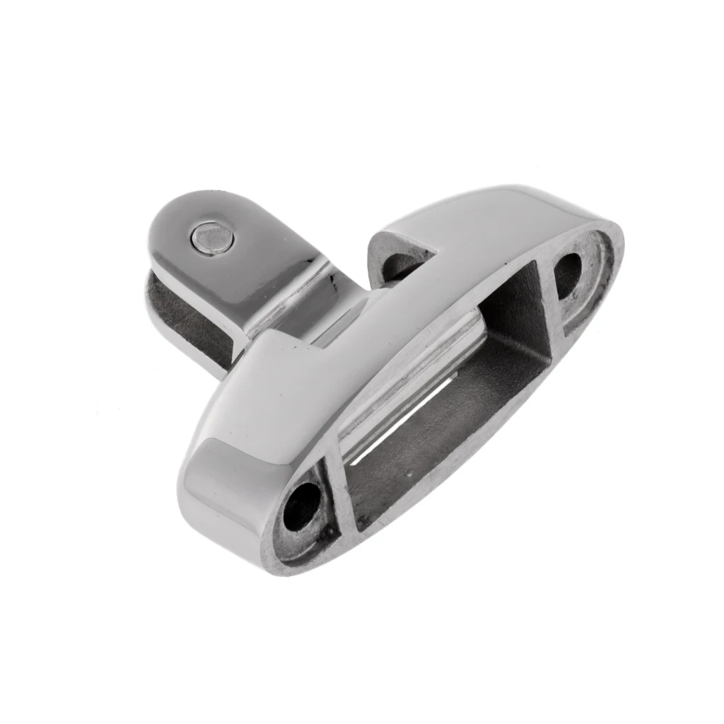 

Bimini Top Swivel Deck Hinge Marine 316 Stainless Steel W Rubber Pad