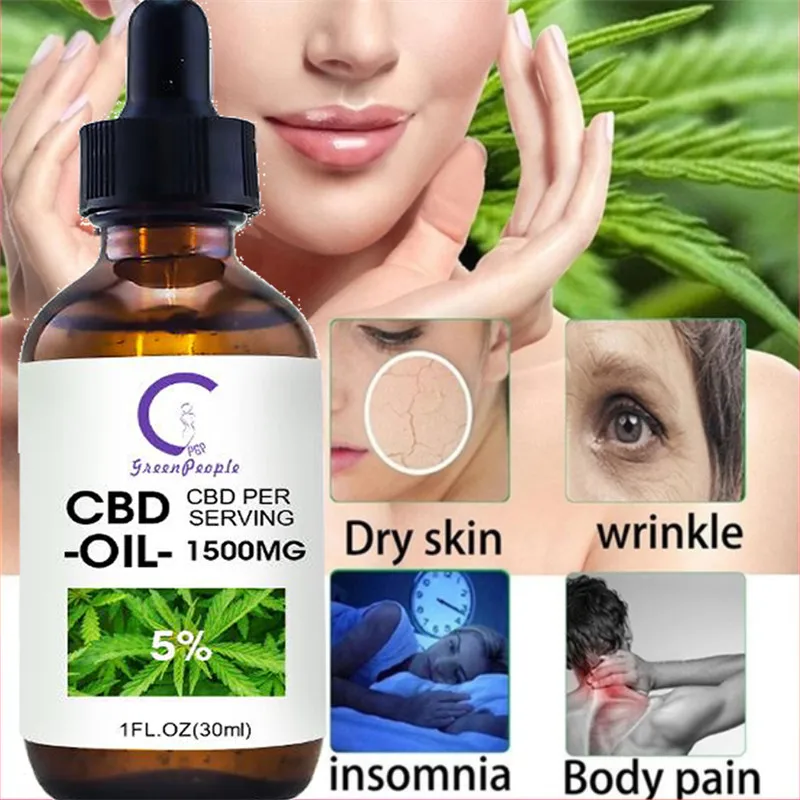 

High concentration Organic CBD Hemp seed oil Neck Pain Relief Anxiety Extract Skin Drops Better Sleep Essence Massage Oil