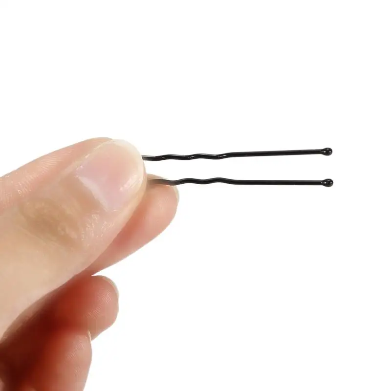 50 шт./компл. черные волосы волнистые U-образные заколки для волос | Красота и