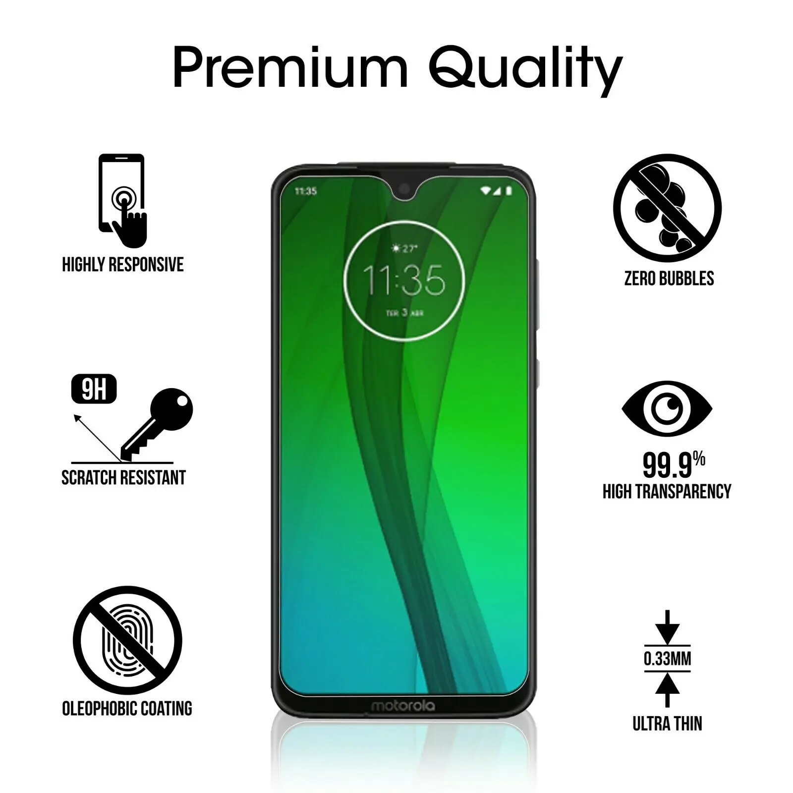 2 шт. закаленное стекло для Moto G7 G 7 мощная защита экрана Motorola Play/Plus Защитная