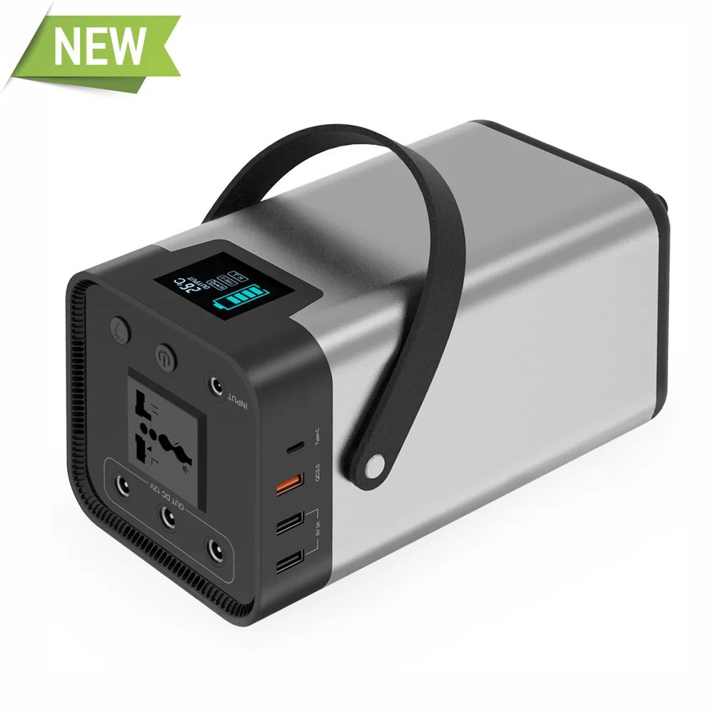 Внешний аккумулятор 54000 мАч, внешний аккумулятор AC/DC/USB/type-C, многовыходной портативный генератор для ТВ-вентилятора, автомобильного холодильника, ноутбука и т. Д