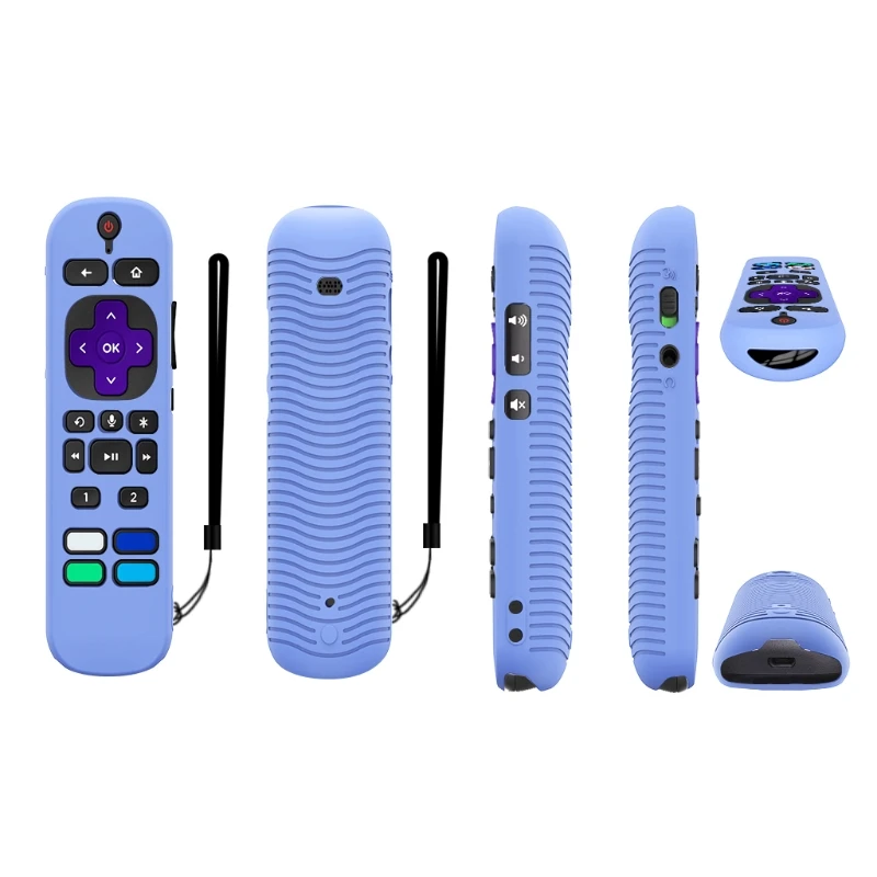 Silicone Case Cover for Roku Voice Remote Pro Shockproof Protective Sleeve | Электроника