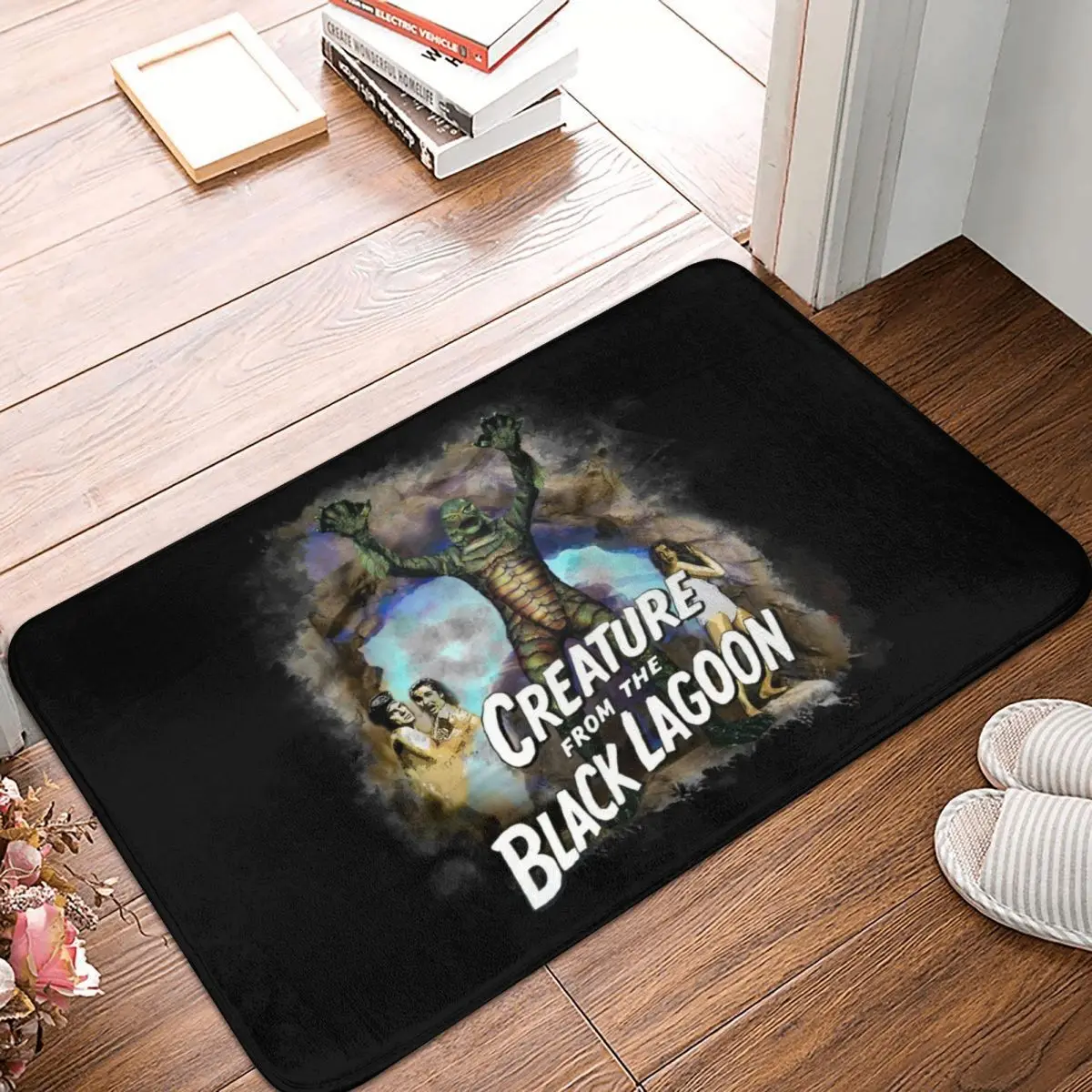 

Creature From The Black Lagoon Doormat Carpet Mat Rug Polyester Non-Slip Floor Decor Bath Bathroom Kitchen Balcony 40x60