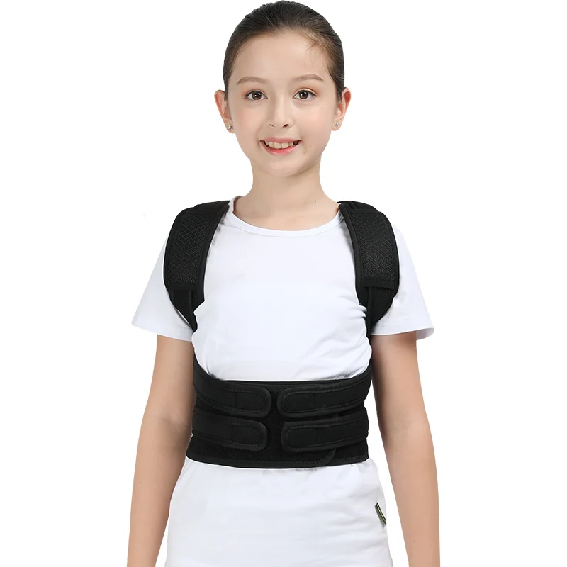 Регулируемый Корректор осанки для детей поясничный плечевой ремень поддержки