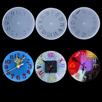 1pcs handmade tool silicone pendant jewelry accessories multifunction clock expoxy mold round handcraft jewelry 5 style