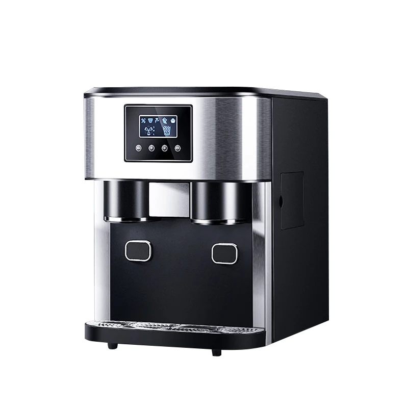 Dispensador eléctrico cilíndrico de agua helada para el hogar, máquina automática de hielo cilíndrico de bala, 110V, 220v, 16KG, para hacer leche y tienda de té