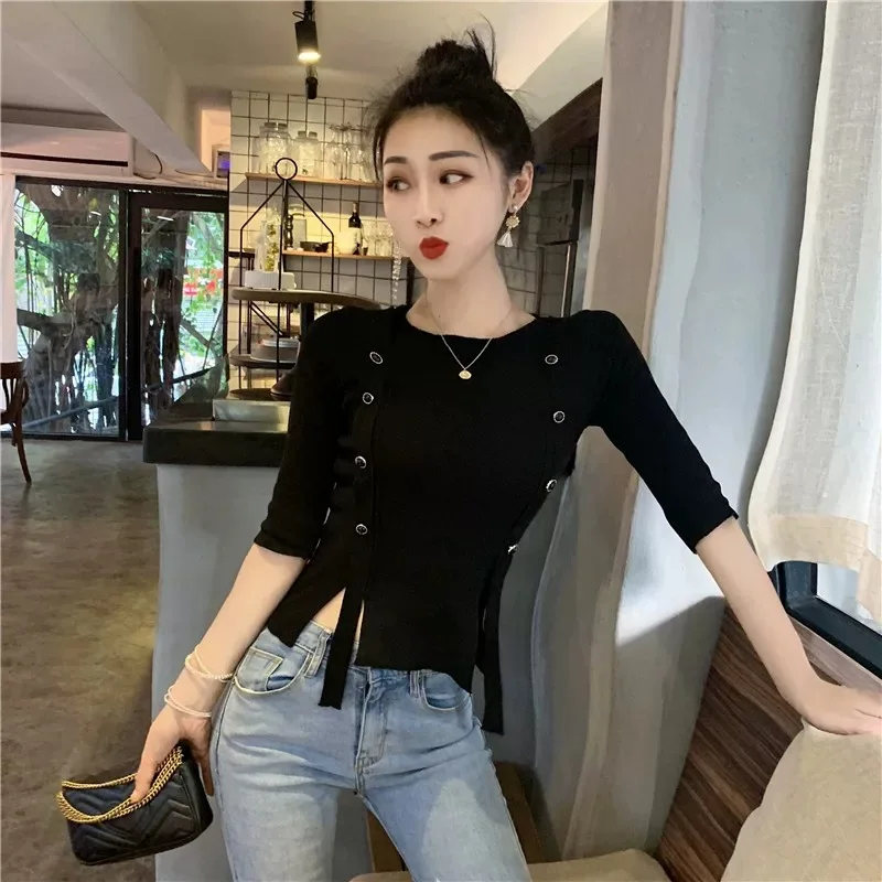 

Black T Shirt Women Clothes 2019 Fashion white Tee Top Fashion Cotton Ladies Tee Shirt