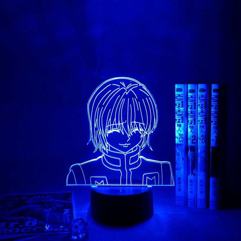 Kurapika фигурный акриловый ночсветильник Аниме подарок Hunter X лампа для детской