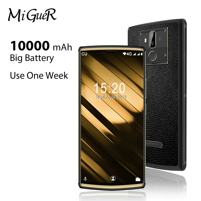 Смартфон OUKITEL K7 Pro, Android 9,0 MT6763, четыре ядра, 4 Гб ОЗУ, 64 Гб ПЗУ, 6,0 дюймов, FHD+ 18:9, 10000 мАч, отпечаток пальца, 9 В/2 А, мобильный телефон