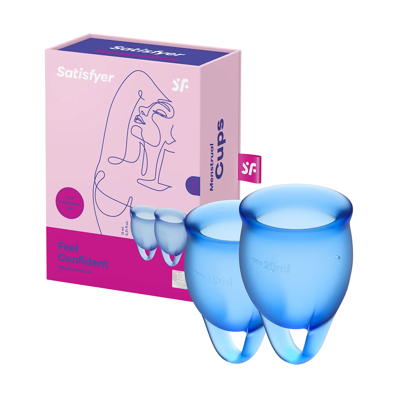 Set of menstrual bowls satisfier feel confident cup | Menstrual Cup