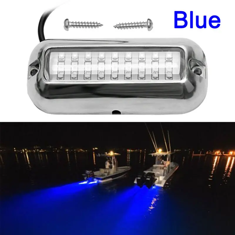 

Blue Boat Transom Light 543693 DC12V 3528 Chip Set 316 Stainless Steel