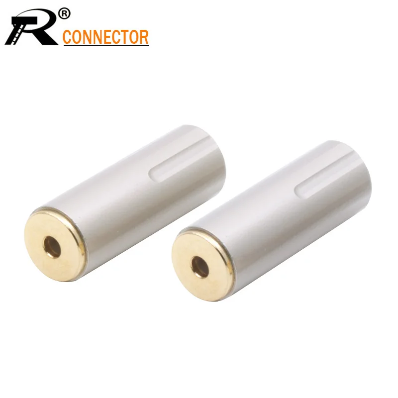 1 шт. 2 5 мм со штекера на гнездо 4-полюсный разъем класса люкс 24 K позолоченные