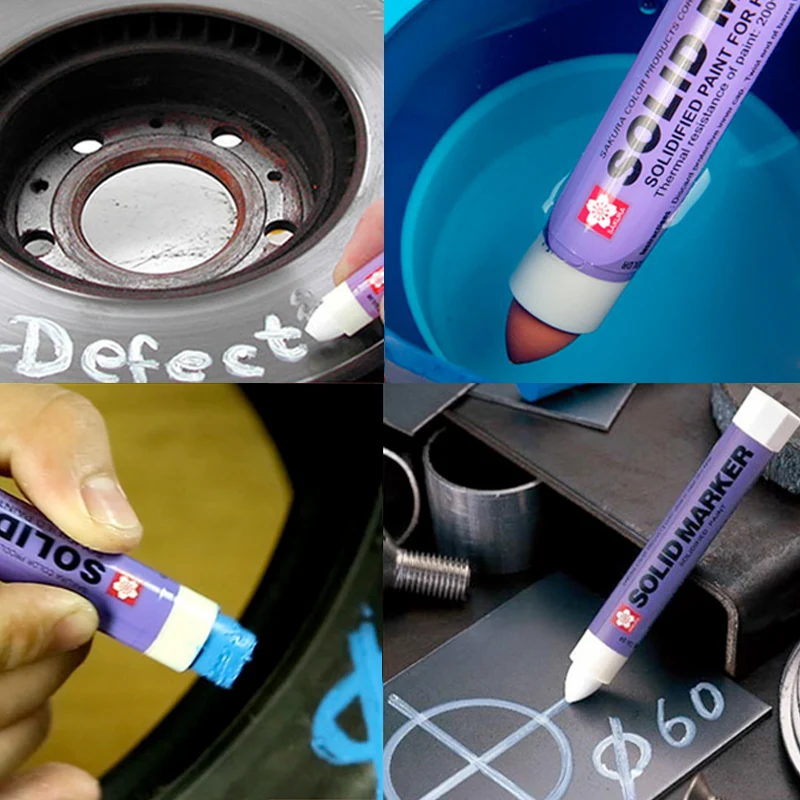 8 шт. Sakura Solid Marker XSC промышленная ручка для рисования высокотемпературная