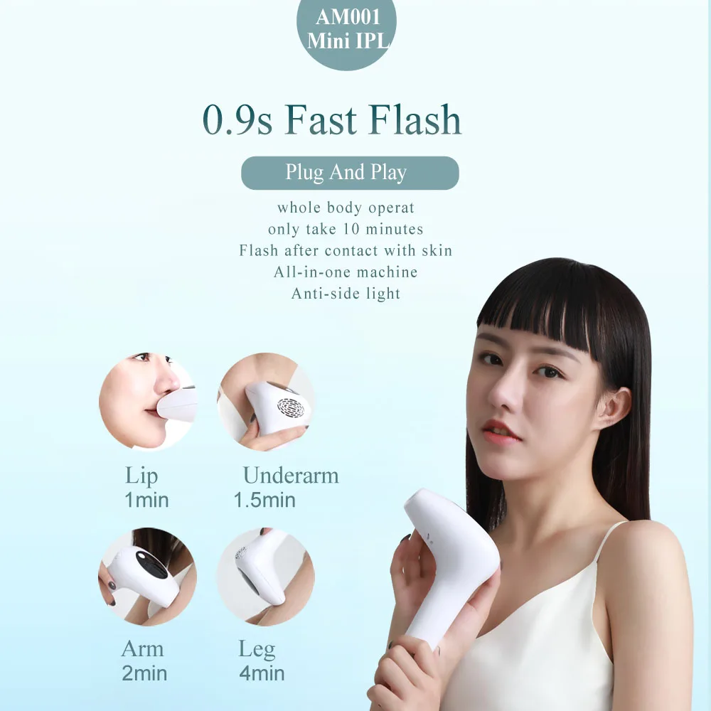 

900000 Flash New Laser Epilator Professional Permanent IPL Photoepilator Laser Hair Removal epilator Painless Permanent women