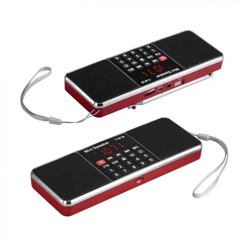 Время выключения Портативный FM радио dab Поддержка USB TF карты телефон музыкальный