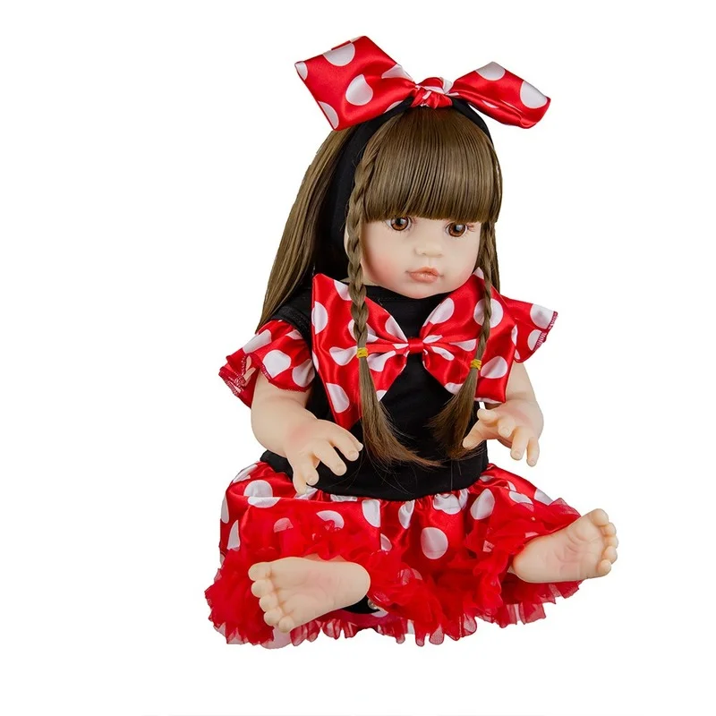 

22"48cm//55CM Reborn Baby Simulation Doll One Generation Hot Selling All-plastic Doll