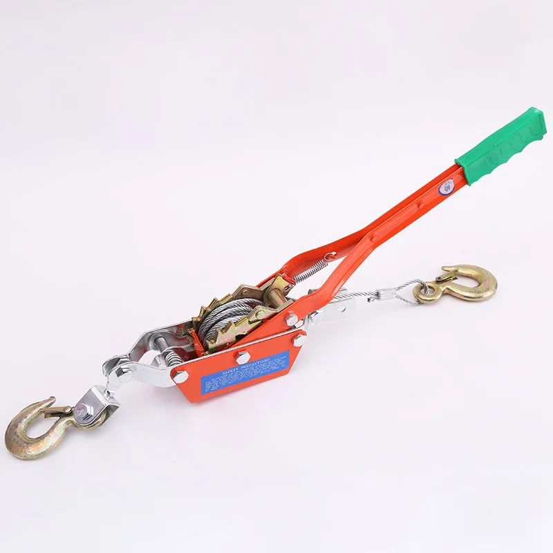 1 pc wire rope tightener tool for Power system towing wires, manual lifting of heavy loads Double hook tensioner 1t-2t
