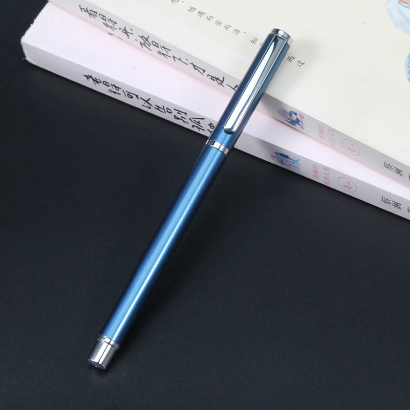 Классный Роскошный металлический логотип гелевая ручка роллербол Милая