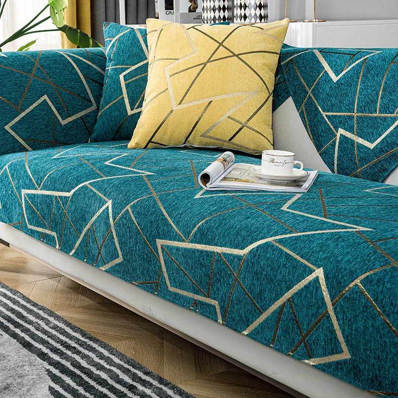 Роскошное синельное полотенце для дивана чехлы защитный чехол всесезонный