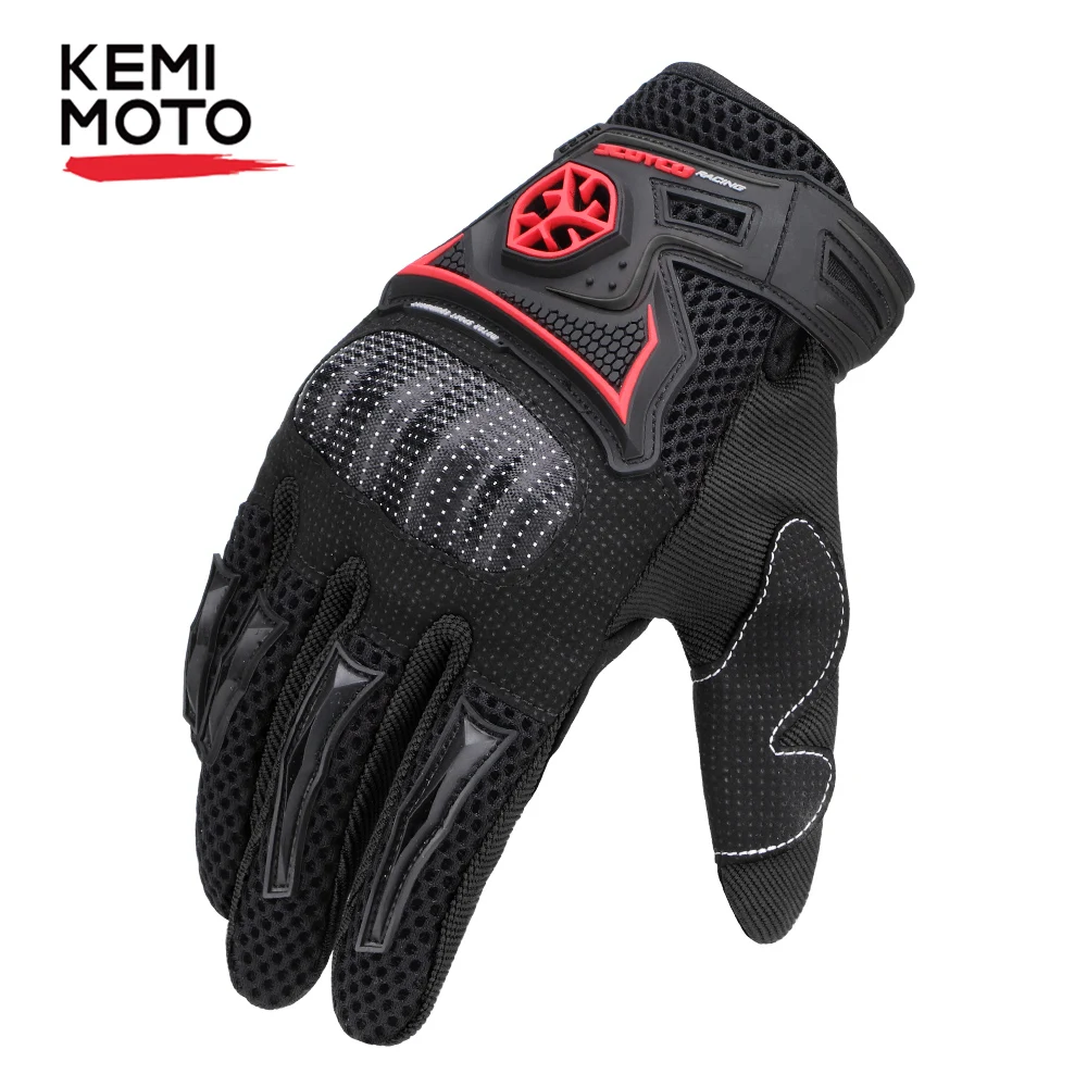 KEMiMOTO мотоциклетные перчатки для мужчин и женщин для мотокросса Luvas Racing Moto Dirt Bike защитные MX Guantes Весна Лето полный палец