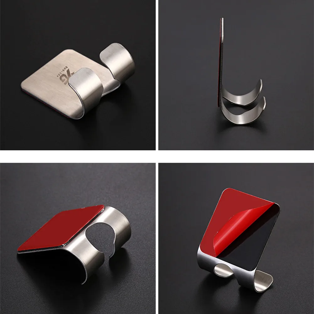 

NEW 1PC Nail-free Power Cord Storage Rack Wall Storage Hooks Kitchen Plug Hook Adhesive Hooks Power Plug Socket Hanger Holder