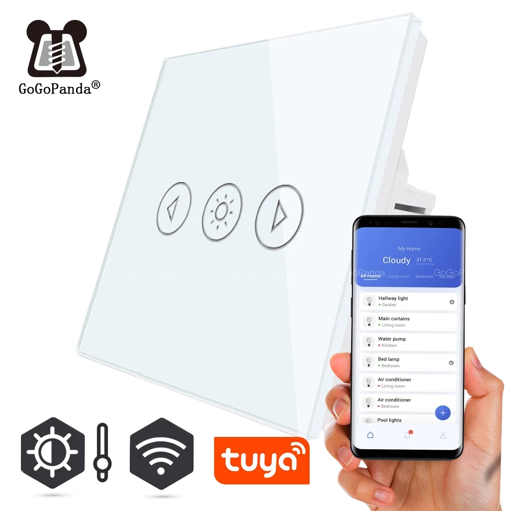 GoGoPanda новый стандарт ЕС светорегулятор Wi Fi управление через приложение сенсорный