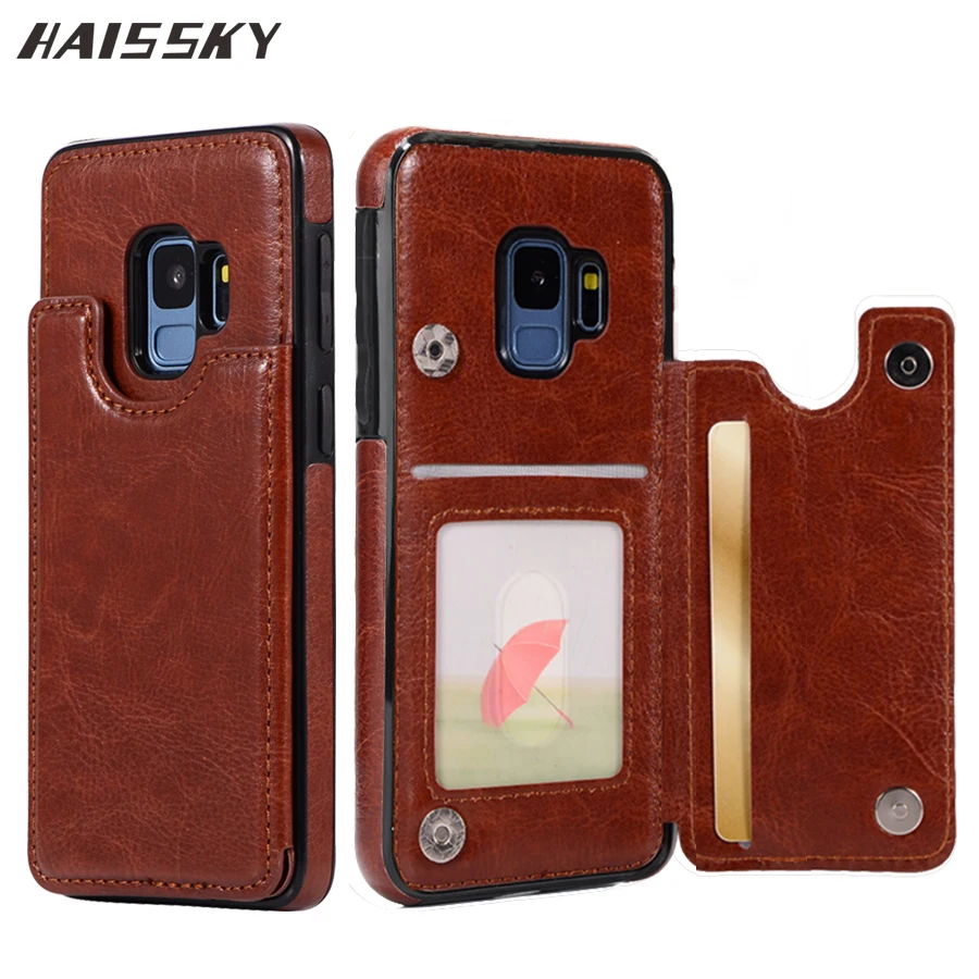 Кожаный чехол в стиле ретро для Samsung Galaxy S20 Ultra S10 Plus S10e S9 S8 S7 Note 10 8 9 телефона кошелек
