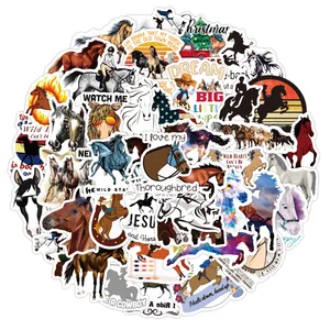 1050pcs horsemanship stickers horse creative for helmet luggage bicycle notebook laptop motorcycle phone skateboard free global shipping