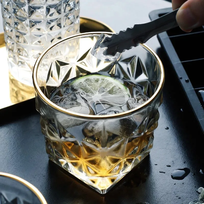 Хит продаж роскошные стеклянные чашки стакан для воды виски бокал коктейлей