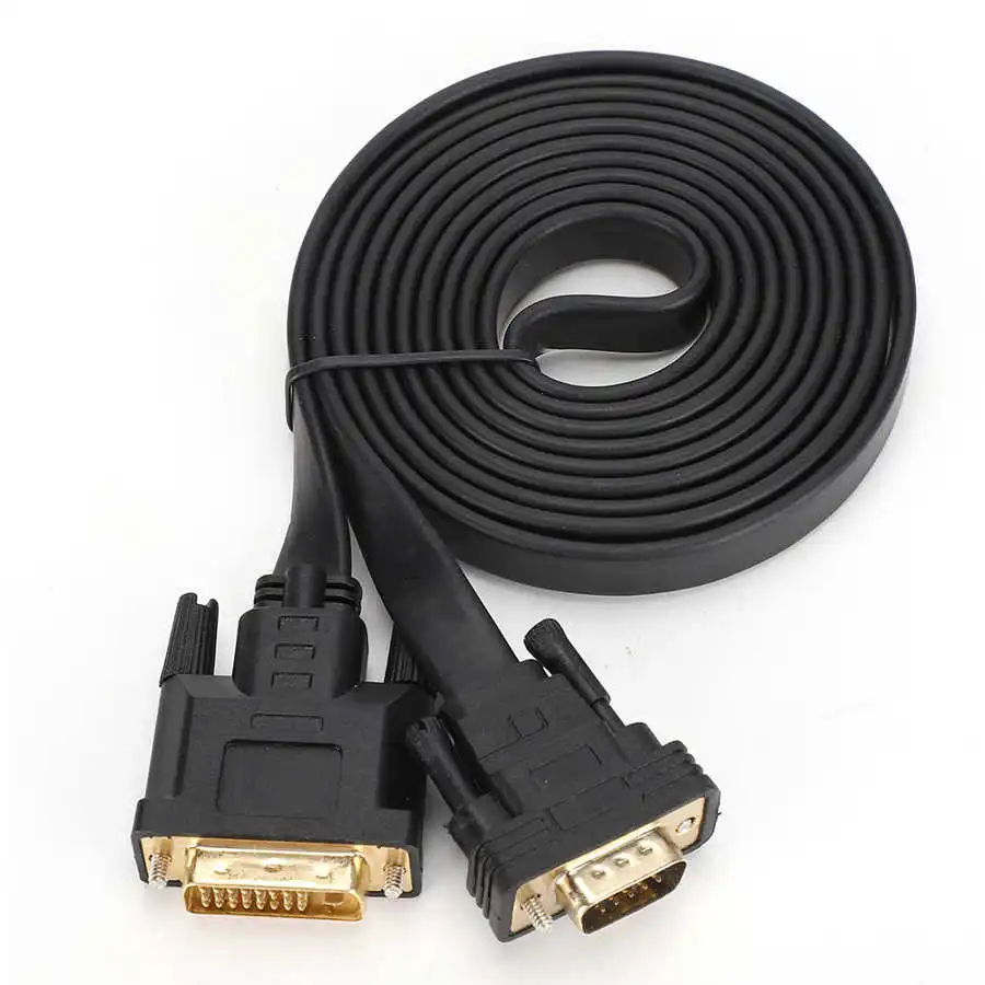 Протектор шнура DVI 24 + 1 для конверсионного кабеля VGA Переходник штекер-штекер