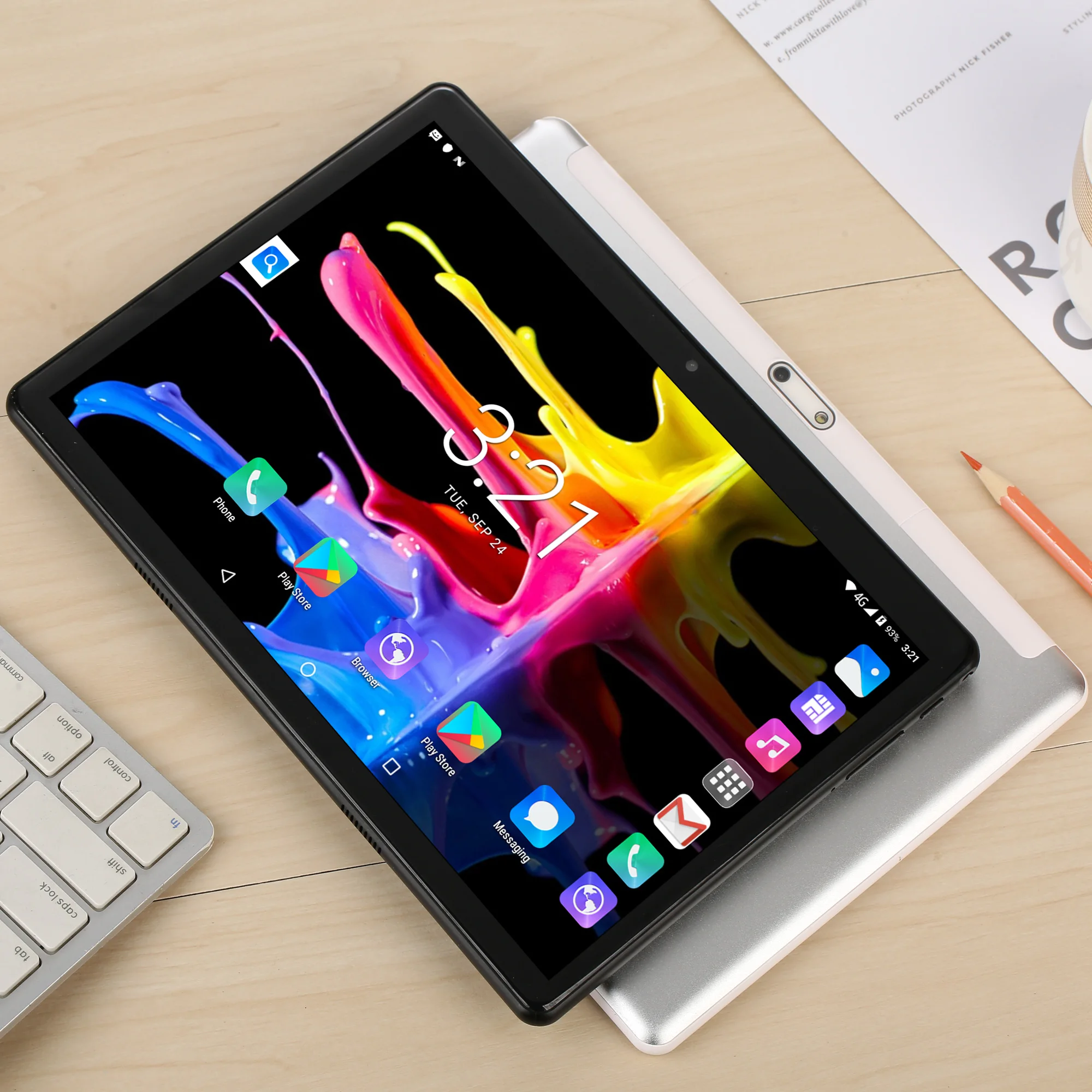 2020 Новое поступление планшетный ПК 10 1 дюймов Android 7 0 Google Play 3G телефонные звонки