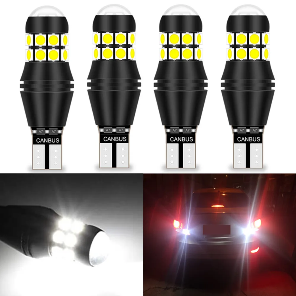 

Авто лампа белого DC 12V автомобиль назад светильник T15 W16W 20 SMD 3030 тормозной светильник Реверсивный светильник светодиодный Canbus для Mazda 3, 5, 6, CX-5