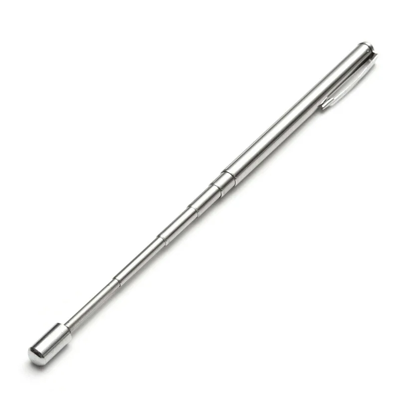 1pcs Pointer Pen Instrument Baton Section 6 Stainless Steel Telescopic Magic Ballpoint Pen Kindergarten Teacher Teaching Supply