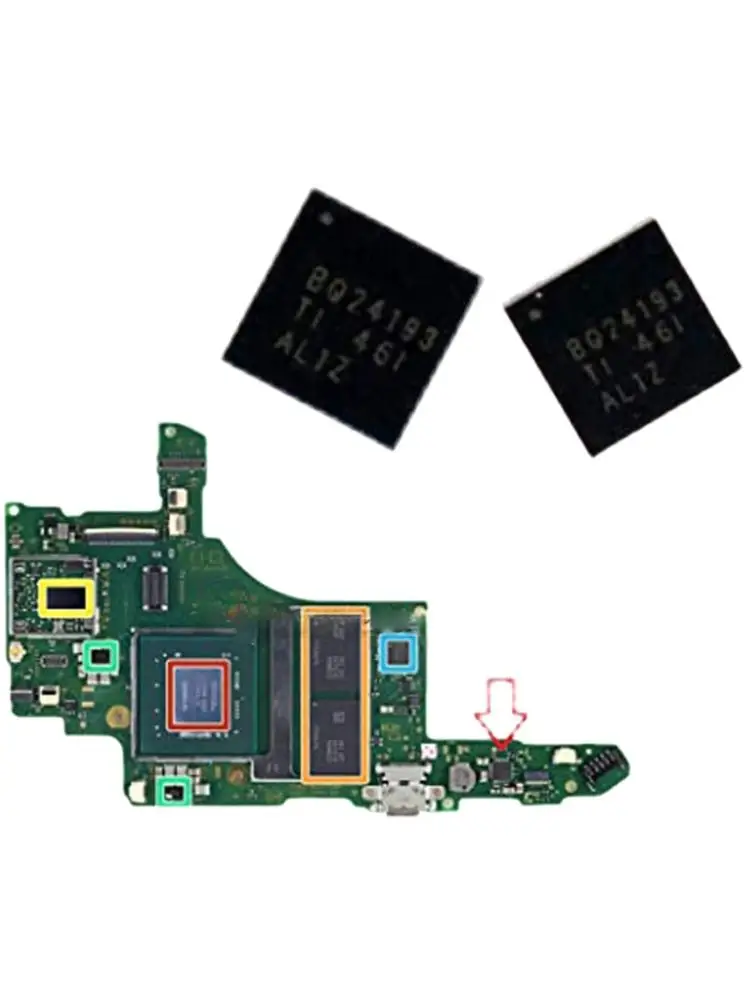 

2x Host Charging Management BQ24193 Video Audio IC Chip Replacement Repair Part for NS Switch Console