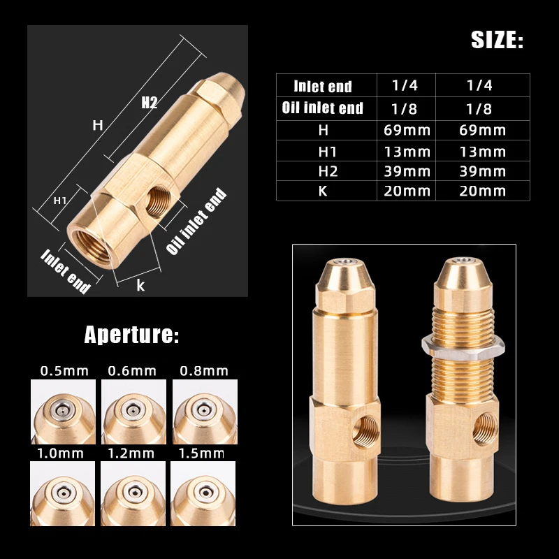 Waste Oil Burner Nozzle Fuel Gas Air Atomizing | Дом и сад
