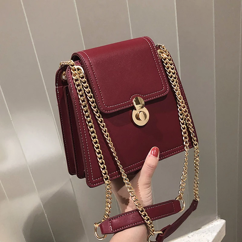 Сумка женская 2020 сезон в сдержанном стиле цепи посылка тенденция одного плеча