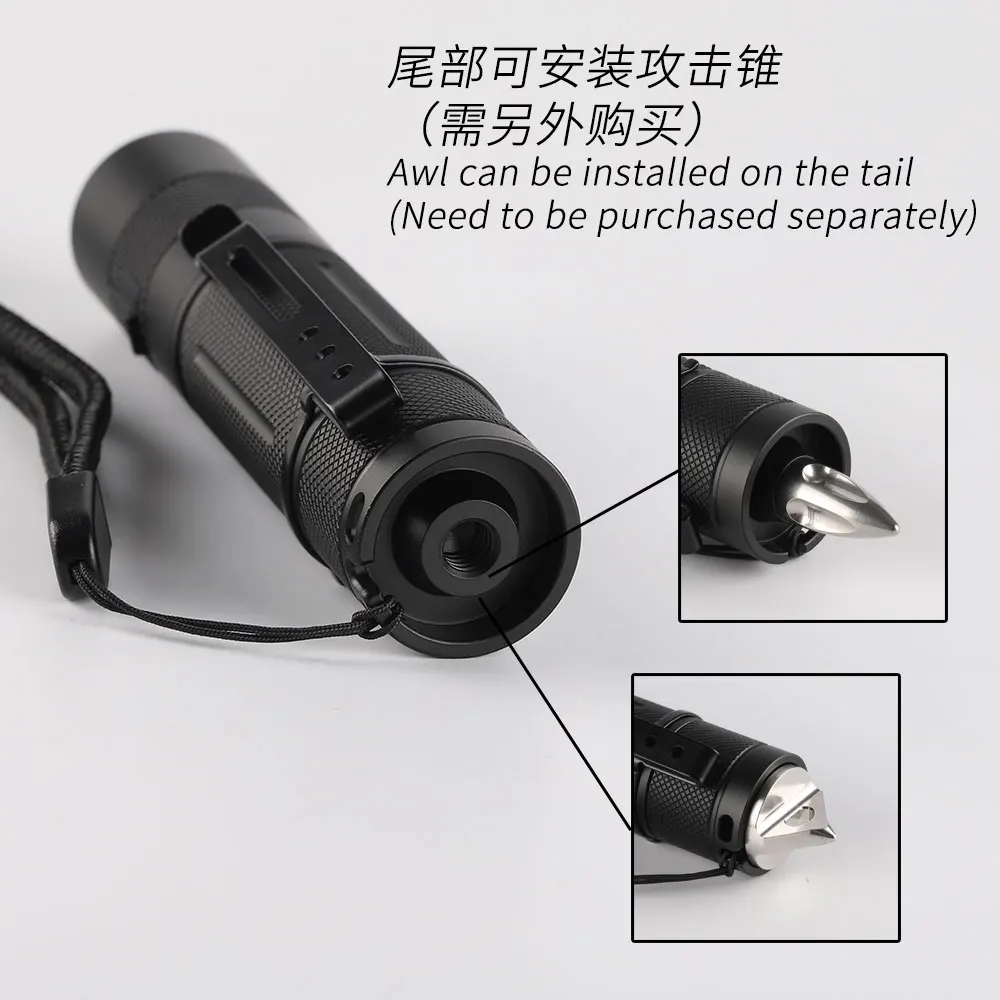 Convoy S9 flashlight 219B R9080 high CRI with micro USB charging port 18650 torch | Лампы и освещение