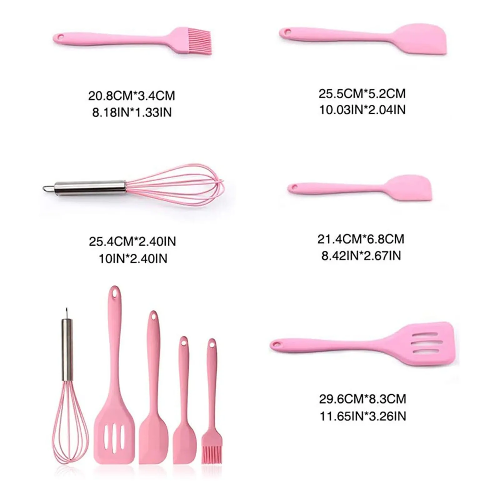 5pcs Cooking Utensils Silicone Tools Supplies Kitchen | Дом и сад