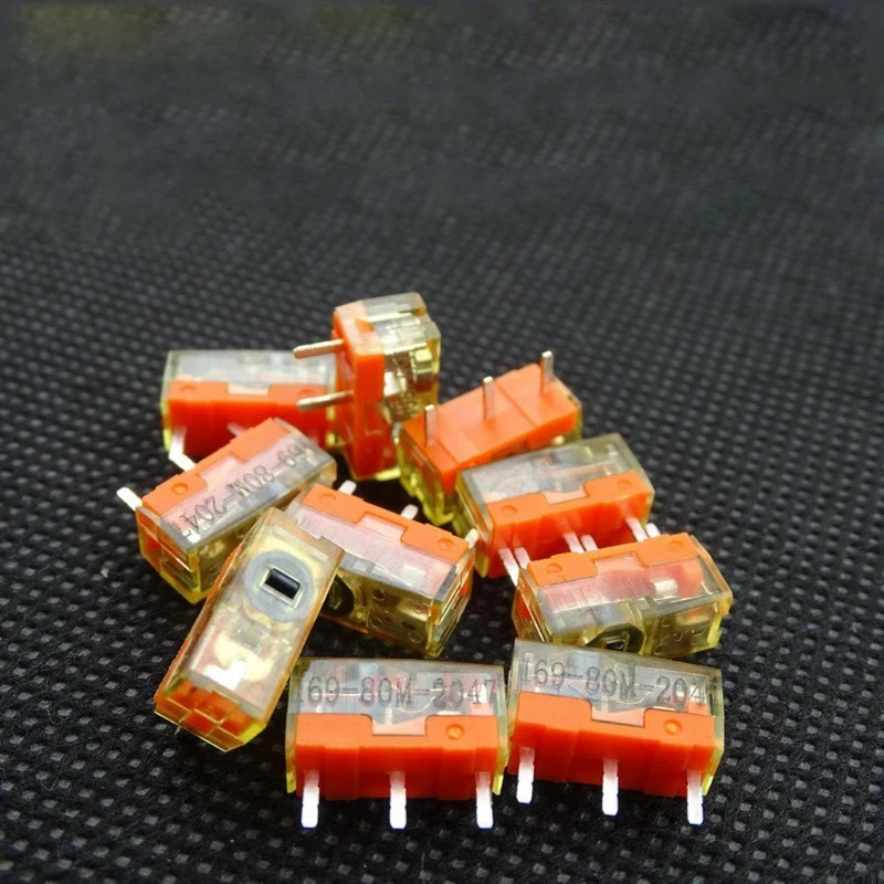 

2Pc TTC Dustproof Gold Mouse Micro Switch Micro Button Gold Contactor 80 Million K3KE