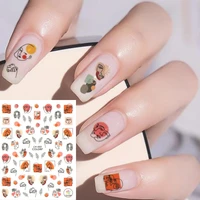 ca series ca 306 abstract beauty series 3d back glue self adhesive nail art nail sticker decoration tool sliders for nail decals